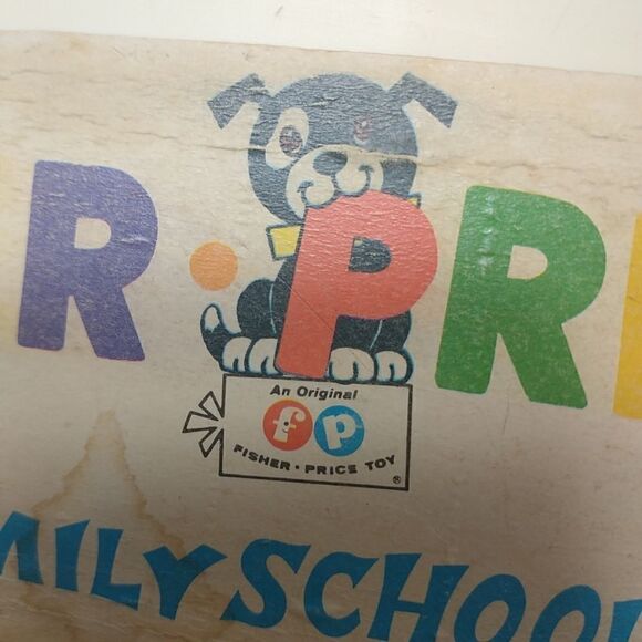 Vintage 1971 Fisher Price Little People Play Family School House #923 - Picture 4 of 12